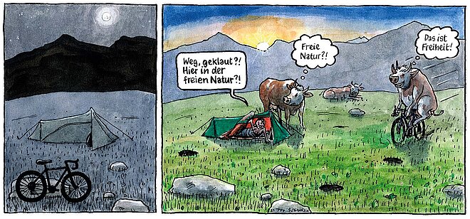 Comicstrip von Schlorian.