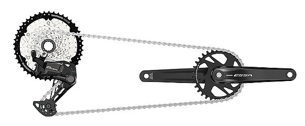 Neue Schaltung Shimano Essa.