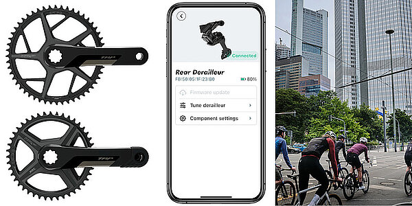 Tektro TRP «Vistar» und «E.A.S.I. A12». App für E-Bikes.