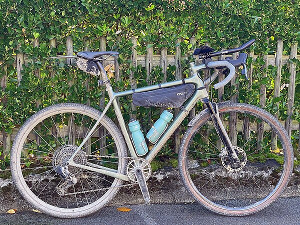 Winter Gravelbike. Gravelbike mit Aerobars