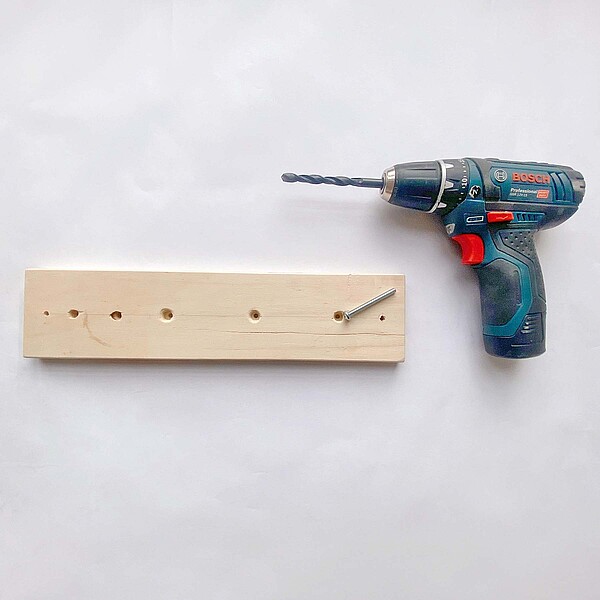 Bohrer mit Brett