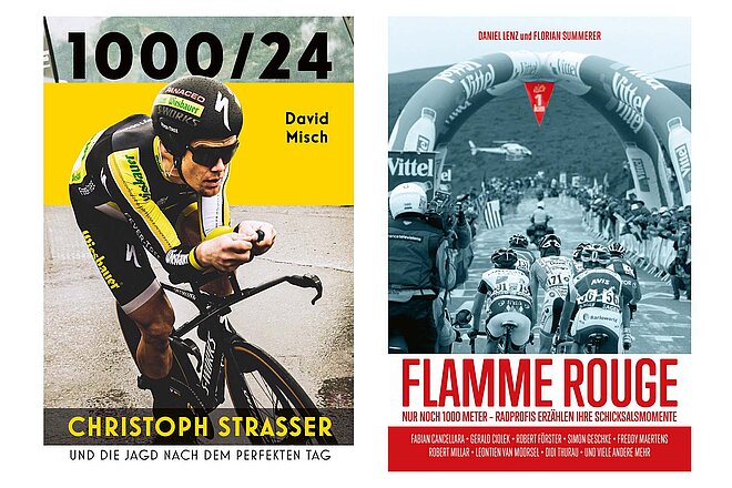 Zwei Bücher beschreiben das Gefühl, am Limit zu fahren. Lesetipps für Velofans.