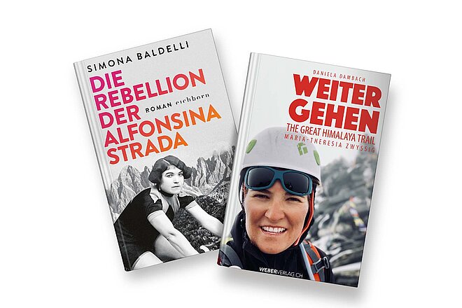 Zwei Bücher, die sich um starke Frauen drehen.