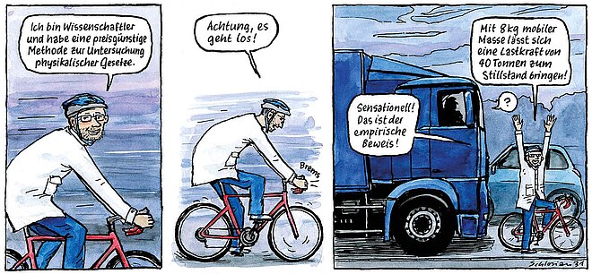 Fahrradforschung mit Schlorian.