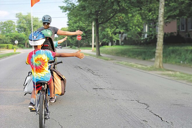 Radfahren als Familie