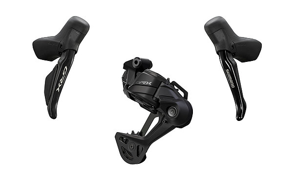 Schalthebel und Wechsel für Gravelbike-Schaltung von Shimano.