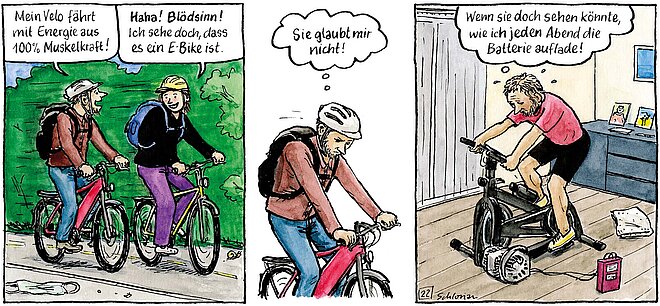Comicstrip von Schlorian.