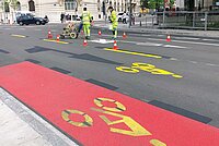 Die Stadt Genf hat in jüngster Zeit die Infrastruktur für den Veloverkehr ausgebaut. 